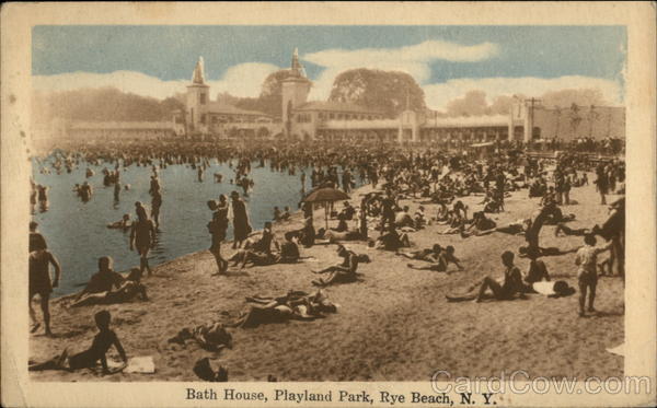 Bath House, Playland Park, Rye Beach New York