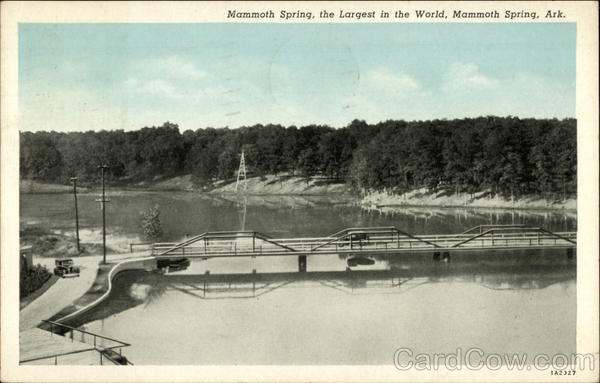 Mammoth Spring, the Largest in the World Arkansas