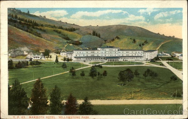 Mammoth Hotel Yellowstone National Park Wyoming