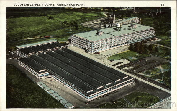 Goodyear-Zepplin Corp's fabrication plant Akron Ohio