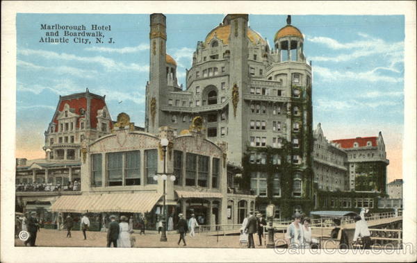 Marlborough Hotel and Boardwalk Atlantic City New Jersey