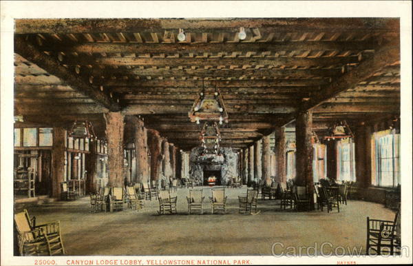Canyon Lodge Lobby Yellowstone National Park Wyoming