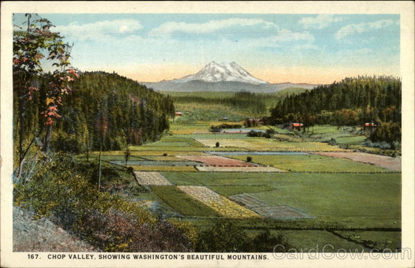 Chop Valley Showing Washington's Beautiful Mountains Scenic