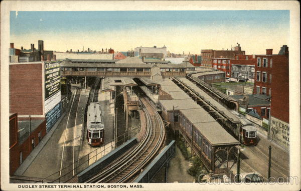 Dudley Street Terminal Station Boston Massachusetts