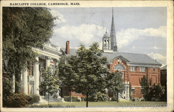 Radcliffe College Cambridge Massachusetts