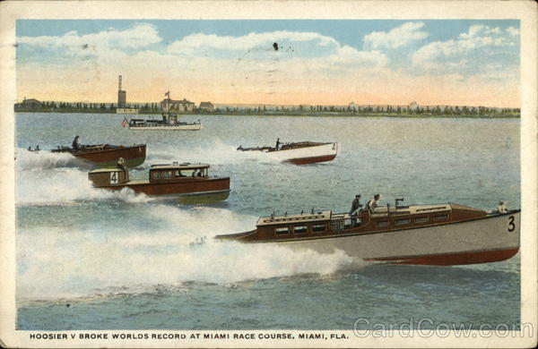 Hoosier V broke worlds record at Miami Race Course Florida