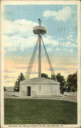 Mast of the Battleship Maine Arlington, VA Postcard Postcard