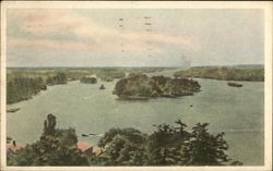 The Millionaire Colony Alexandria Bay, NY Postcard Postcard