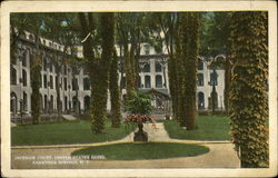 Interior Court, United States Hotel Postcard