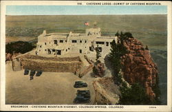 Broadmoor - Cheyenne Lodge Postcard