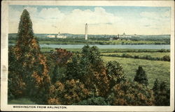 View of Washington, DC from Arlington Postcard