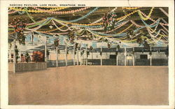 Dancing Pavilion, Lake Pearl Postcard