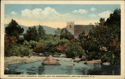 Joseph Stickney Memorial Chapel and the Ammonoosuc Bretton Woods, NH Postcard Postcard