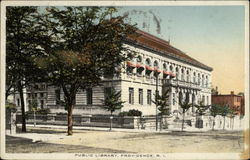 Public Library Postcard