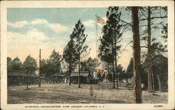 Divisional Headquarters, Camp Jackson Columbia, SC Postcard Postcard