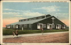 U.S. National Army Cantonment, Camp Devens Ayer, MA Postcard Postcard