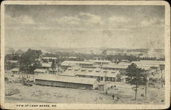 View of Camp Beade Postcard