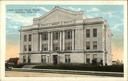 Creek County Court House Sapulpa, OK Postcard Postcard