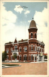 City Hall Abilene, KS Postcard Postcard