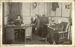 K. of C. Chaplain's Quarters Postcard