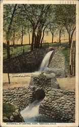 Waterfall at Central Park Waterfall at Central Park