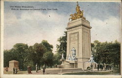 The Maine Monument Postcard