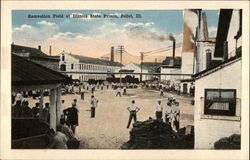 Recreation Field at Illinois State Prison Joliet, IL Postcard Postcard