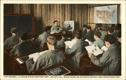 Day School, Illinois State Penitentiary Postcard