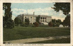 Museum of Natural History, City Park, Denver, Colorado Postcard