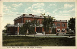 Santa Fe Hospital La Junta, CO Postcard Postcard