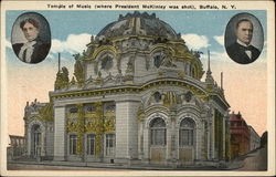 Temple of Music (Where President McKinley was shot) Buffalo, NY Postcard Postcard