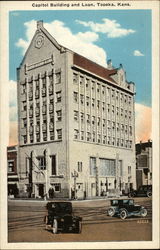 Capitol Building and Loan Topeka, KS Postcard Postcard