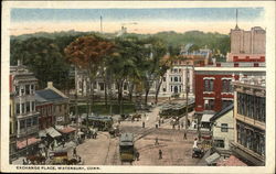 Exchange Place, Waterbury, Conn Connecticut Postcard Postcard