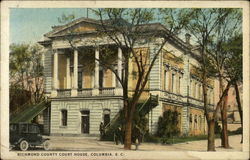 Richmond County Court House Columbia, SC Postcard Postcard