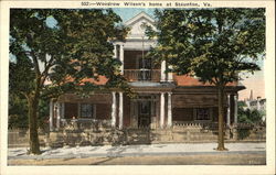 Woodrow Wilson's Home Staunton, VA Postcard Postcard