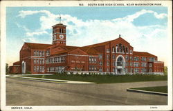 South Side High School, near Washington Park Postcard