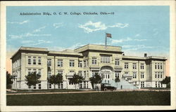 Administration Bldg., O.C.W. College Postcard