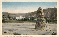 Liberty Cap and Hotel Postcard
