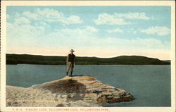 Fishing Cone, Yellowstone Lake Postcard