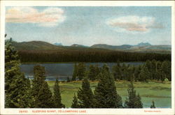 Sleeping Giant, Yellowstone Lake Postcard