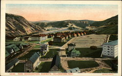 Park Headquarter, Mammoth, Yellowstone Park Postcard