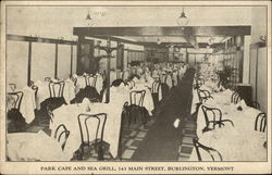 Park Cafe and Sea Grill, 143 Main Street Burlington, VT Postcard Postcard