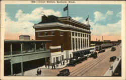 Union Station Spokane, WA Postcard Postcard