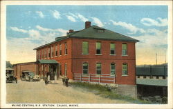 Maine Central R. R. Station Postcard