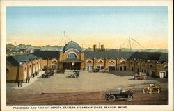Passenger and Freight Depots, Eastern Steamship Line Postcard