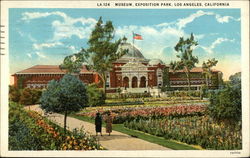 Museum, Exposition Park Los Angeles, CA Postcard Postcard
