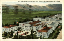 San Bernardino Polytechnic High School Postcard