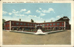 Hotel Indio California Postcard Postcard