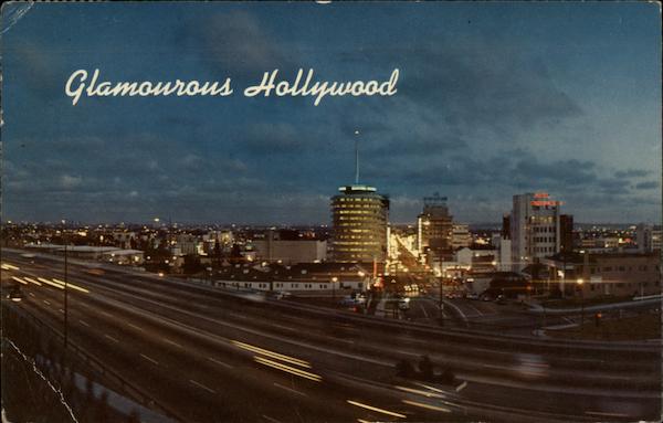 Hollywood Freeway, Hollywood in the Background Los Angeles California