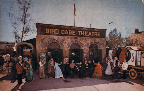 The Old Birdcage Theatre in Ghost Town Buena Park California